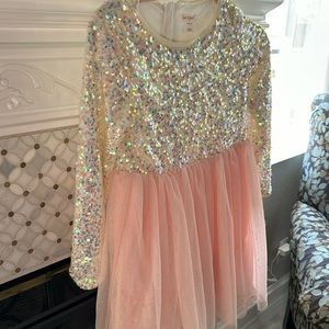 Cat & Jack pink sequin dress
